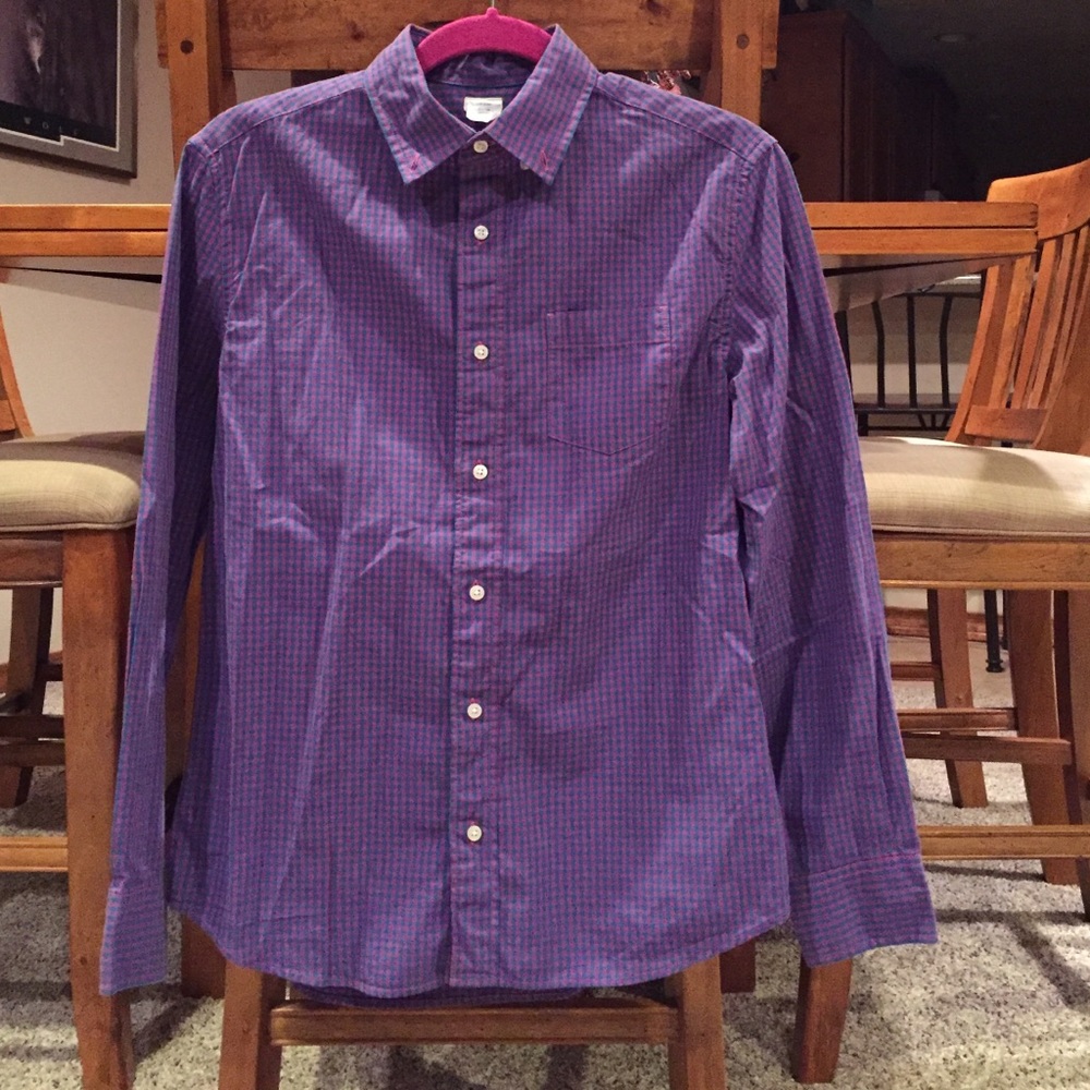 J. Crew Gingham Button Up Shirt